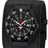 Enfocer Black Steel Leather Band Power-Band